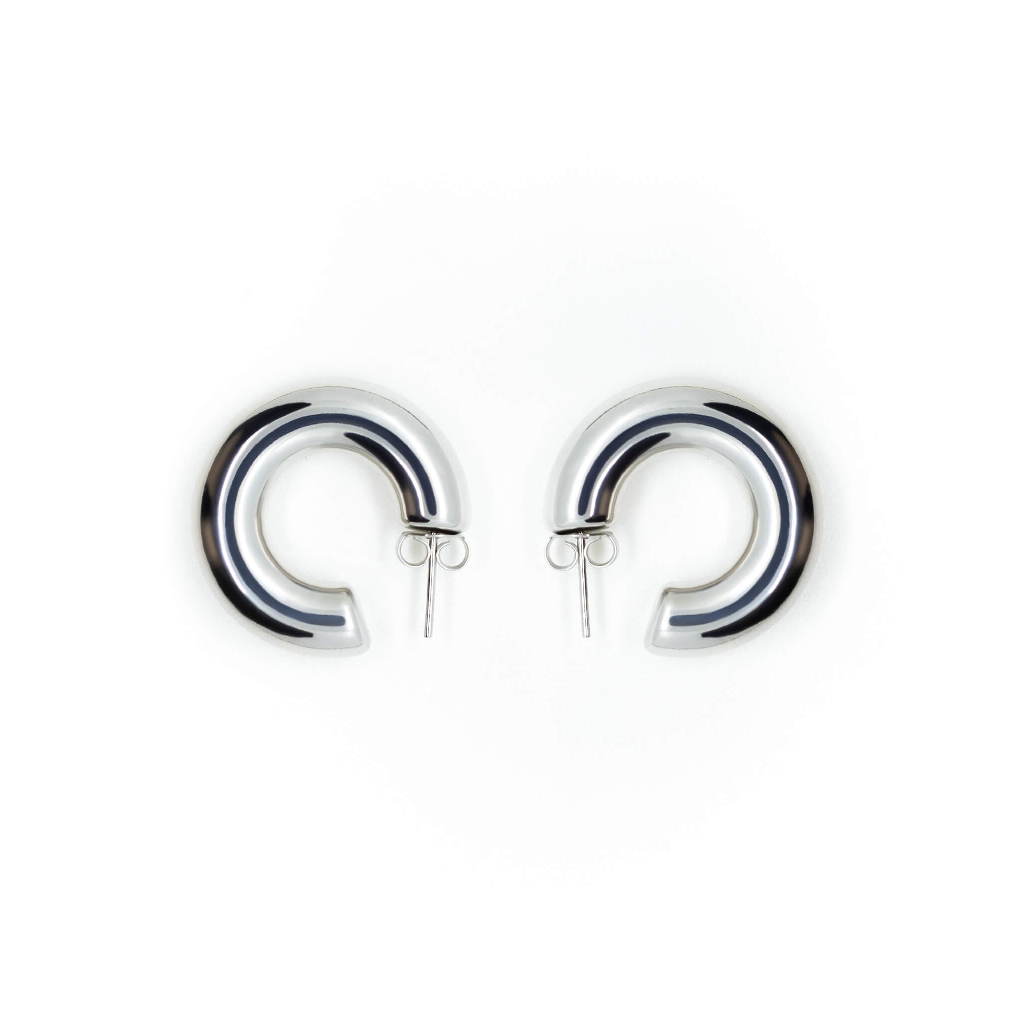 Roxanne 30mm Thick Hoop Earrings E304