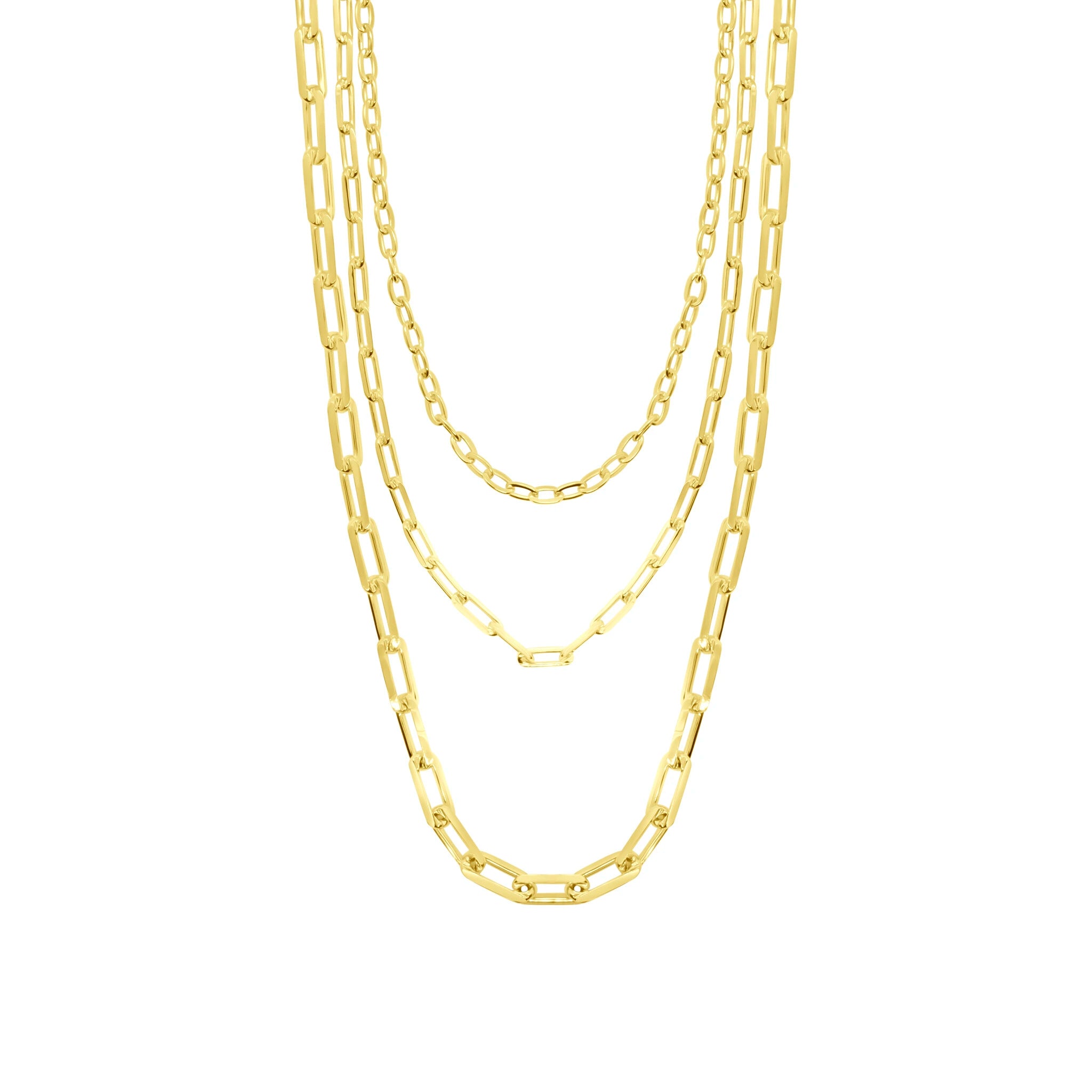 Baxter Gold filled Tri Chain N310