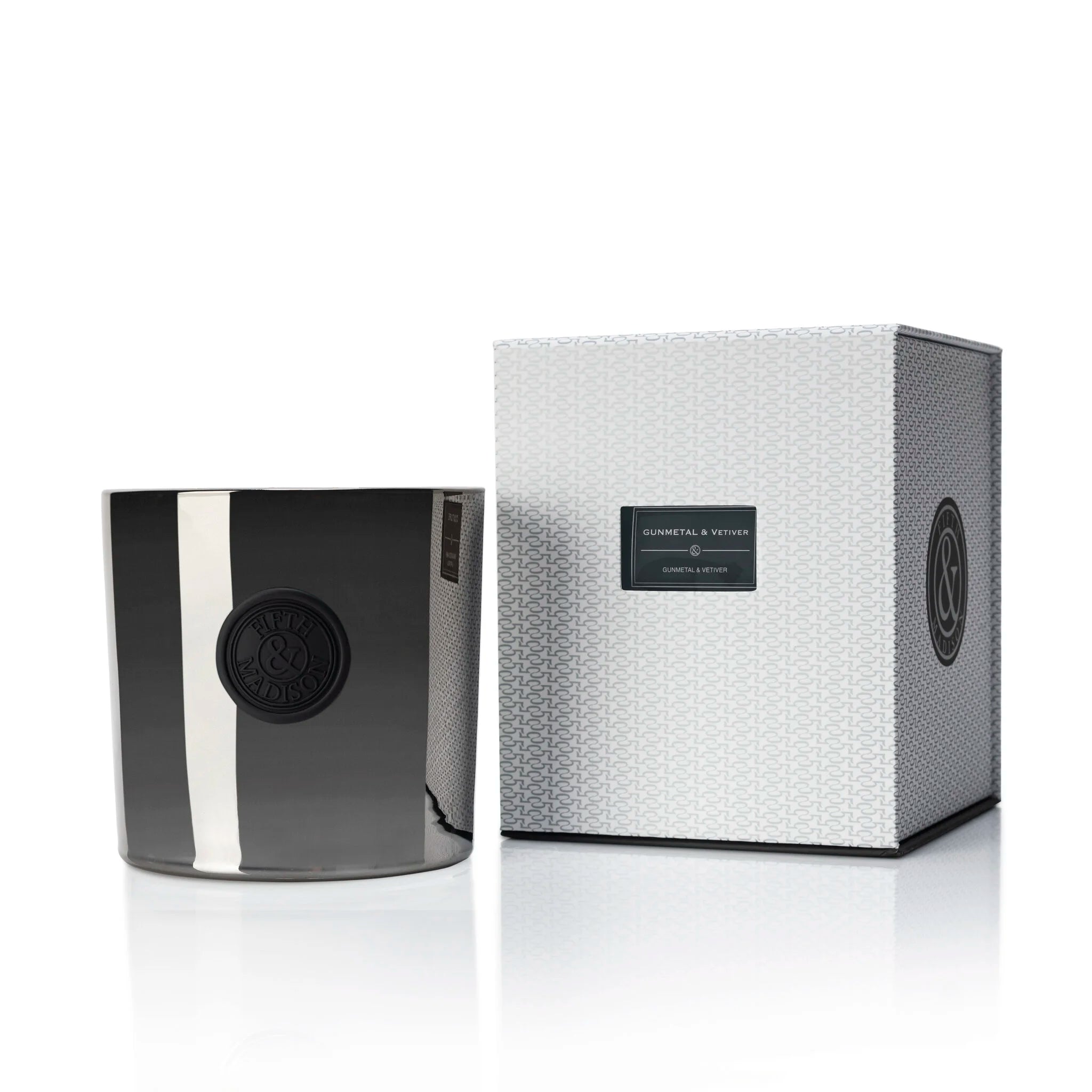 Gunmetal & Vetiver Gramercy Penthouse Triple Wick Candle