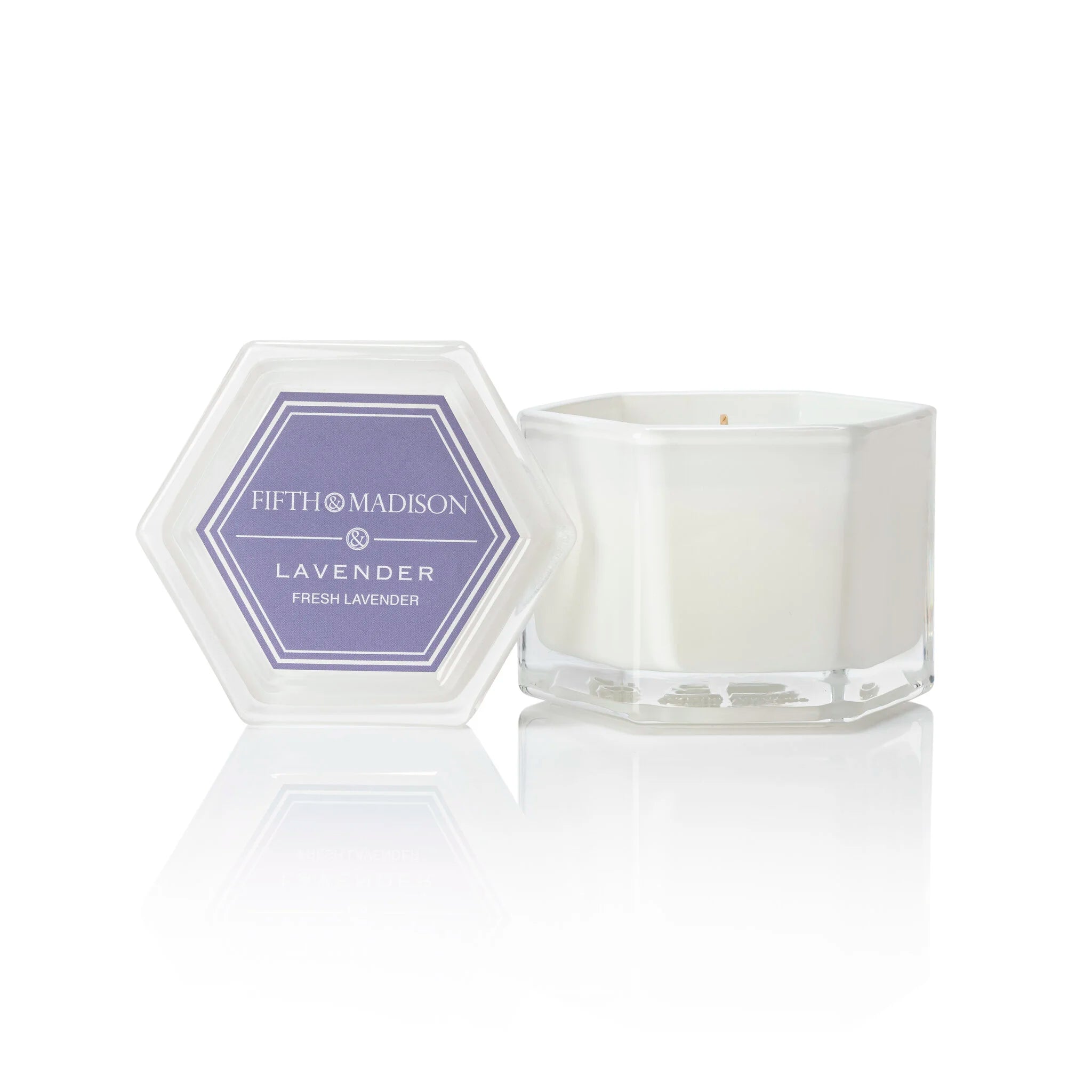 Lavender Murray Hill Hexagon Candle