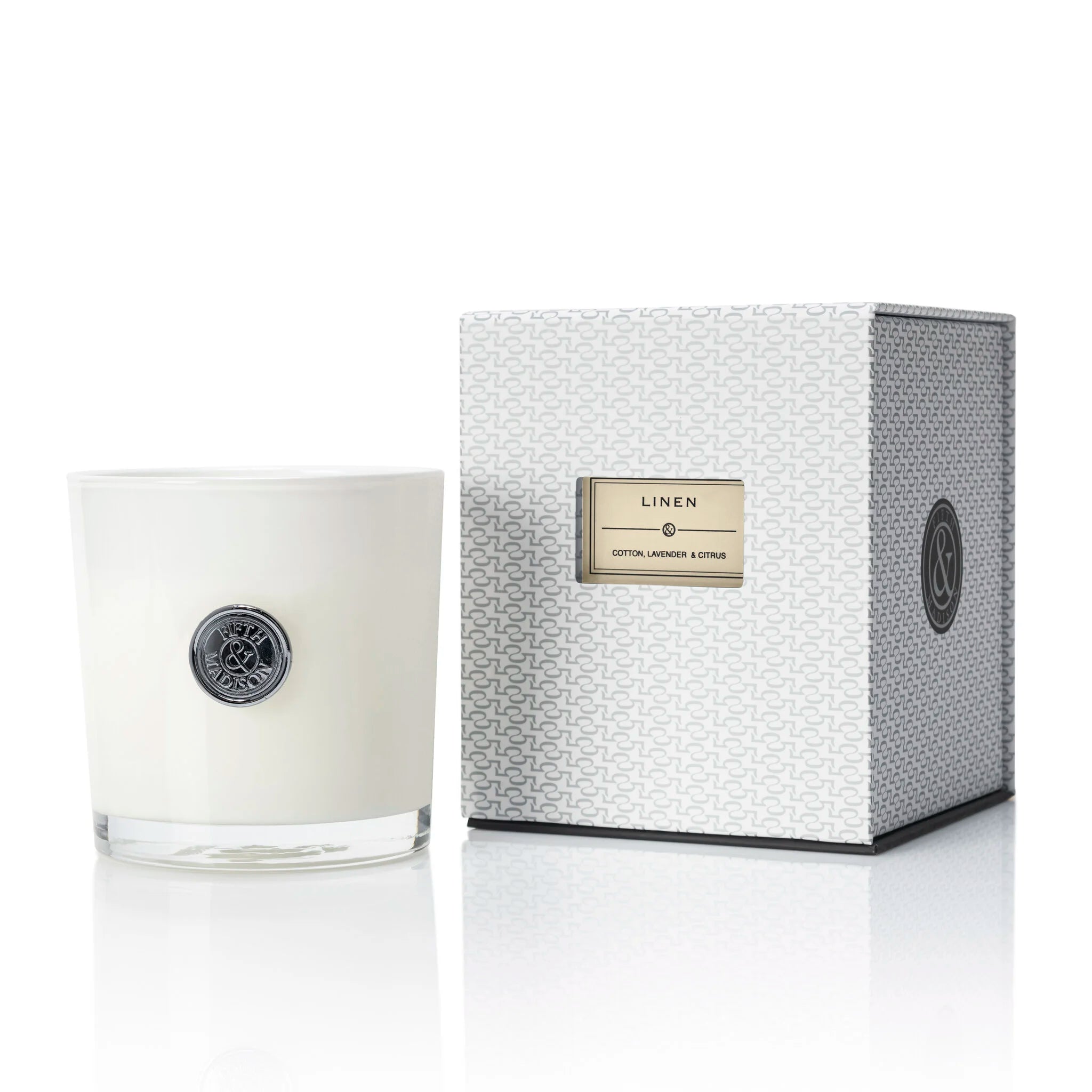 Linen Soho Double Wick Candle