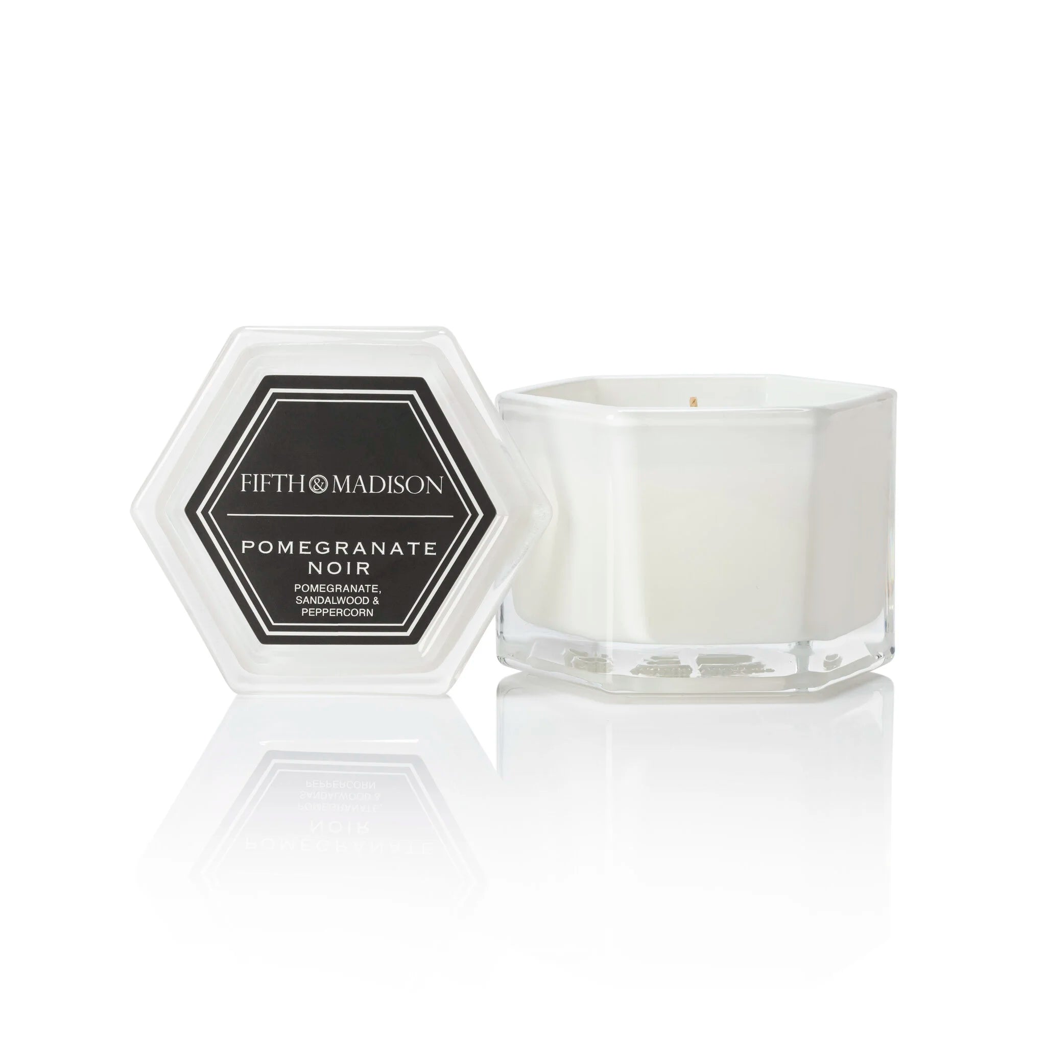 Pomegranate Noir Murray Hill Hexagon Candle