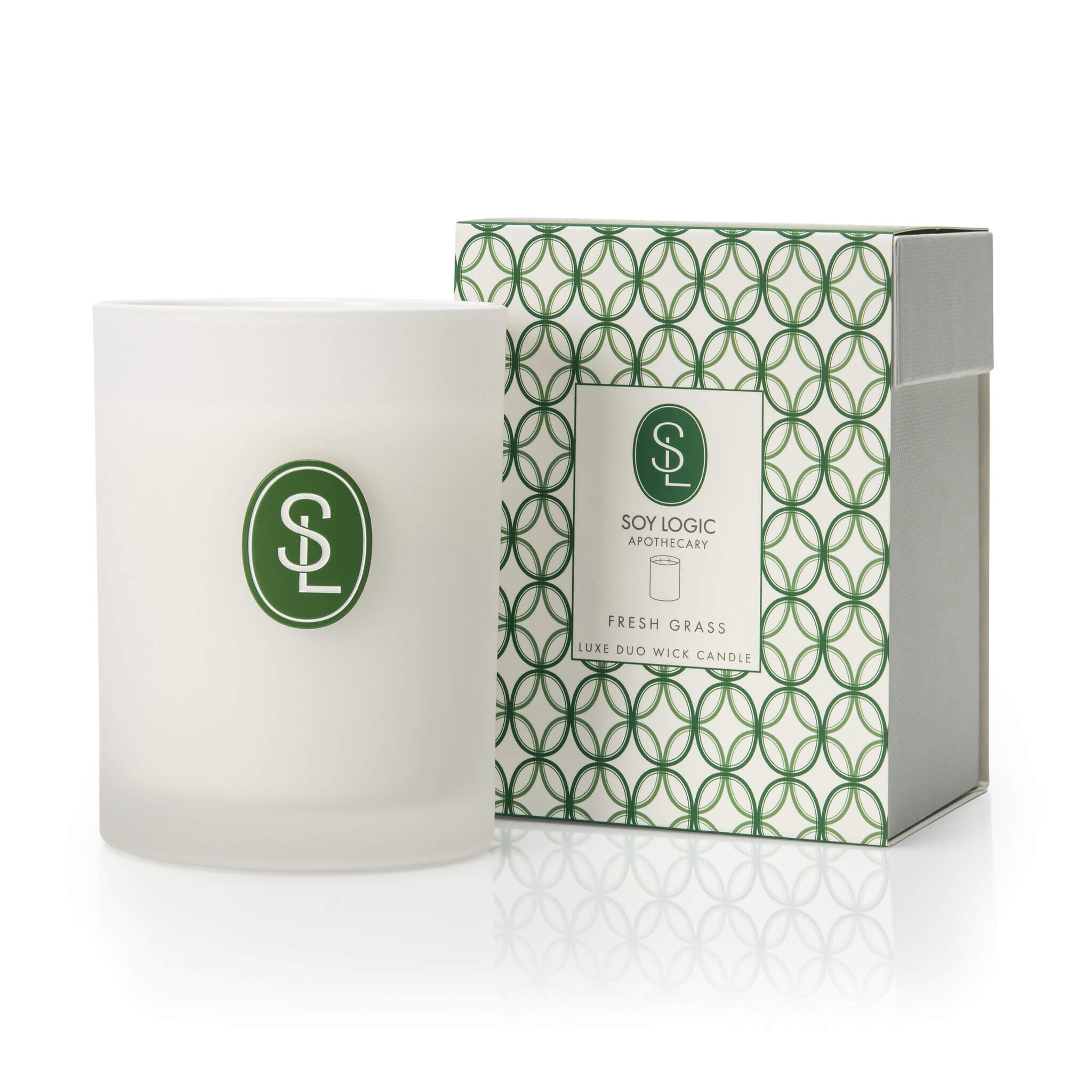 Fresh Cut Grass Classic Duo Wick Candle