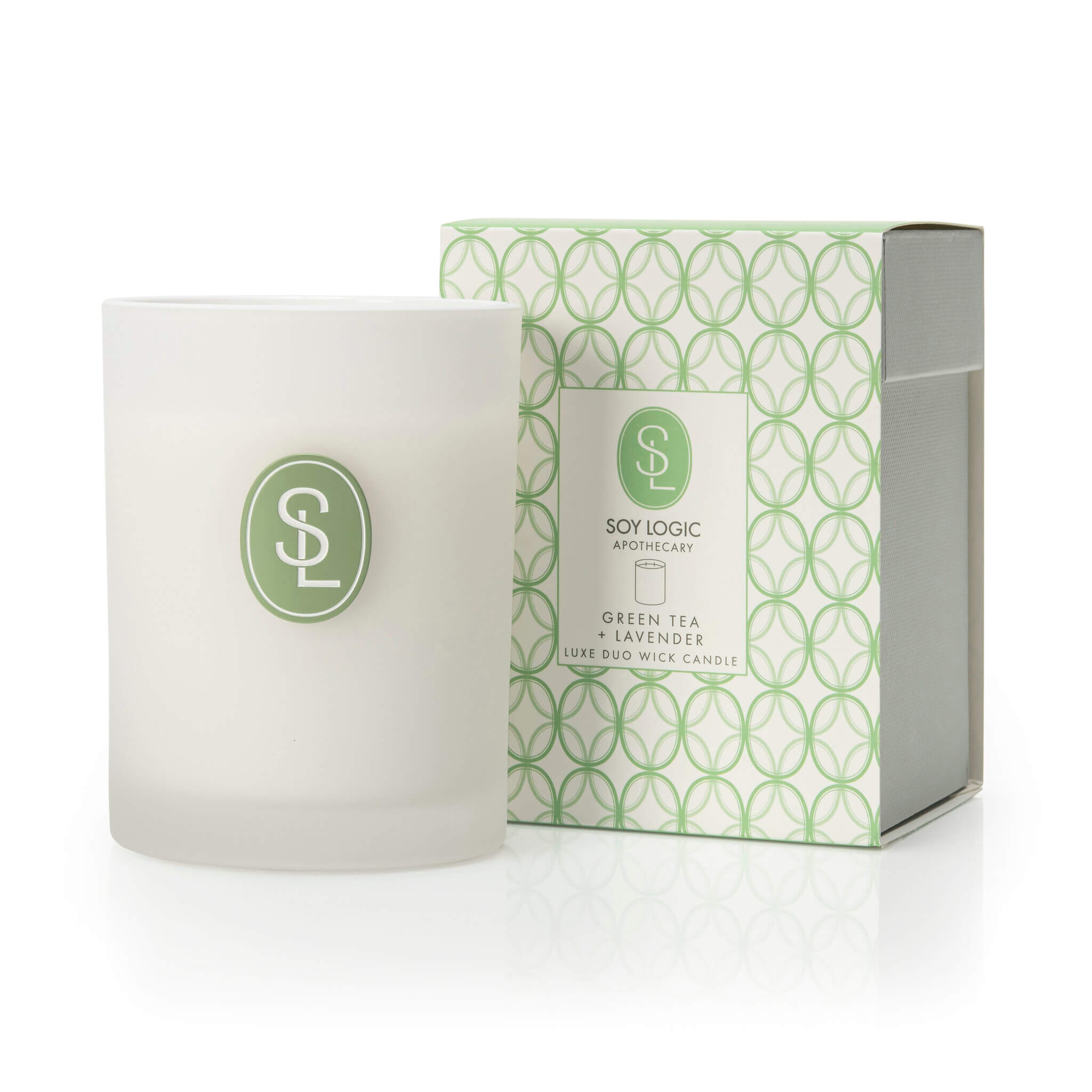 Green Tea  Lavender Classic Duo Wick Candle