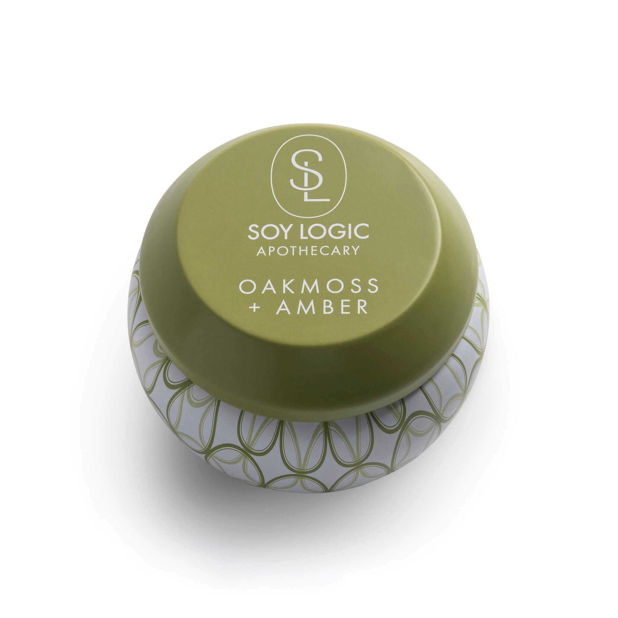 Oakmoss + Amber Golf Ball Tin Candle