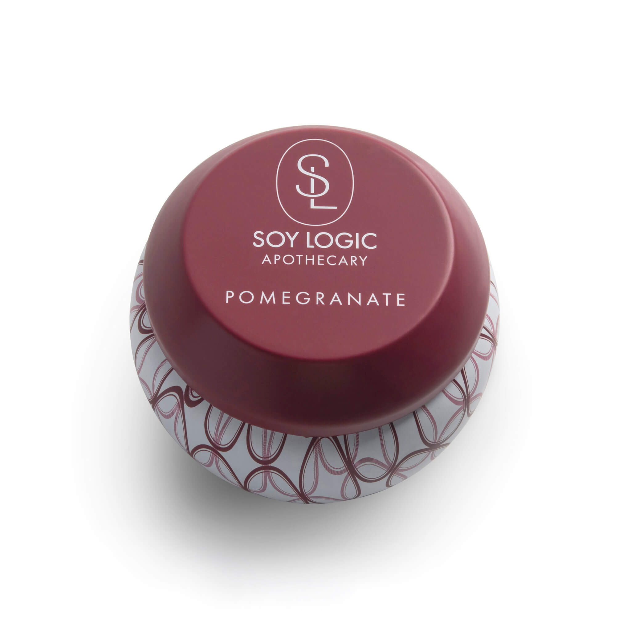 Pomegranate Golf Ball Tin Candle