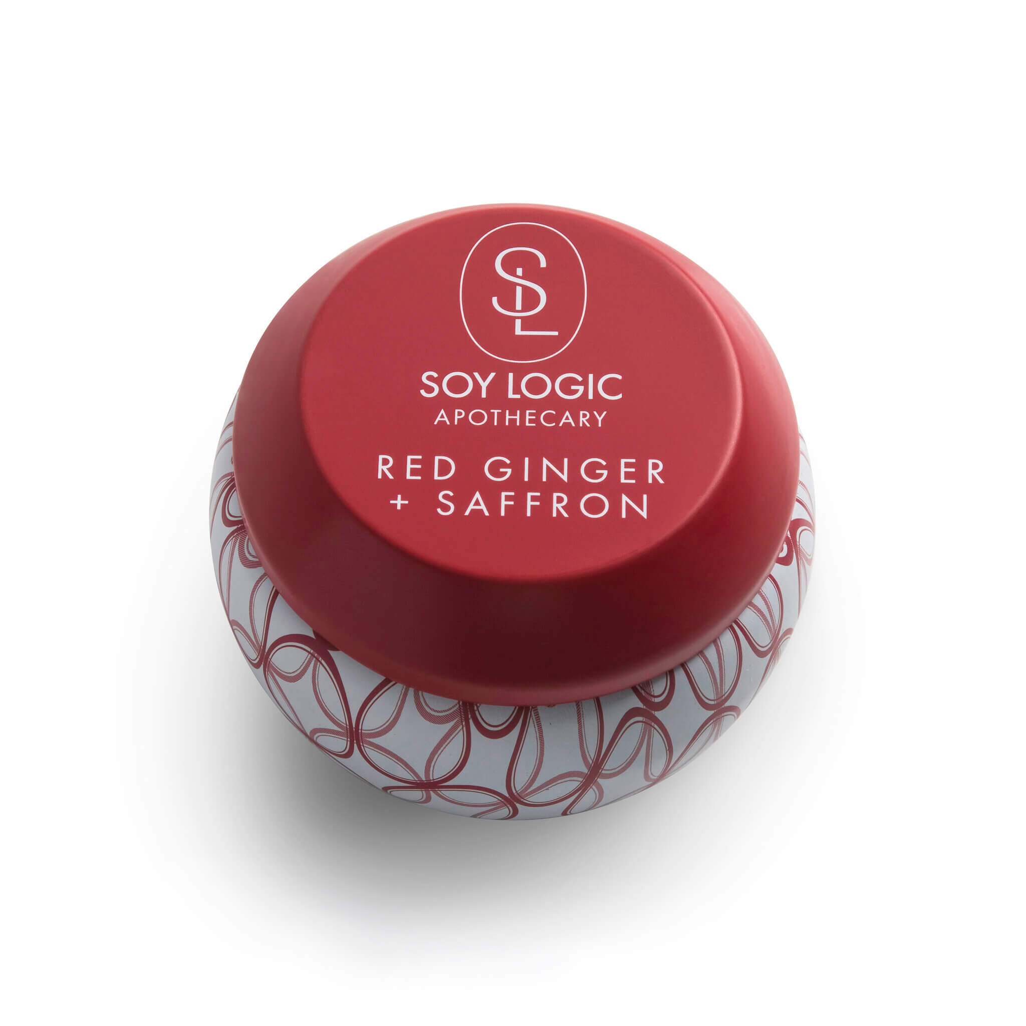 Red Ginger Saffron Golf Ball Tin Candle