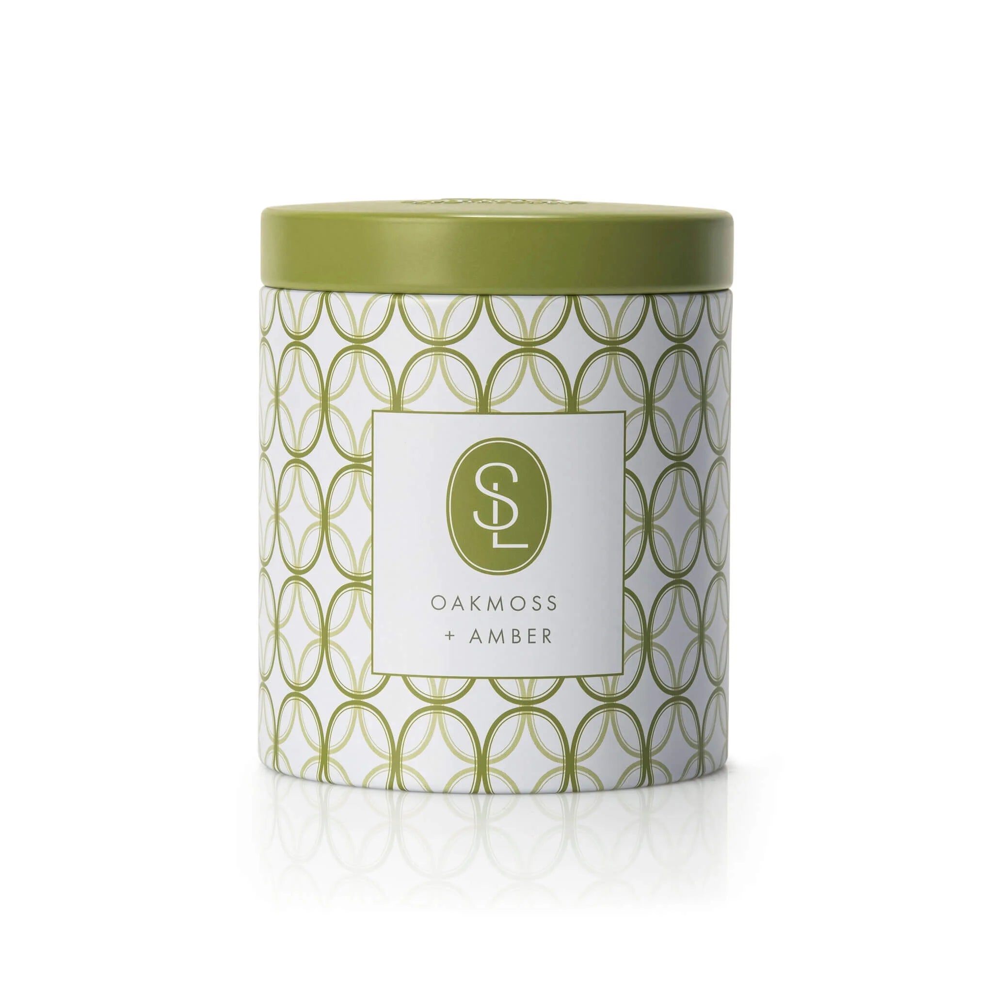 Oakmoss + Amber Minimalist Soy Tin Candle