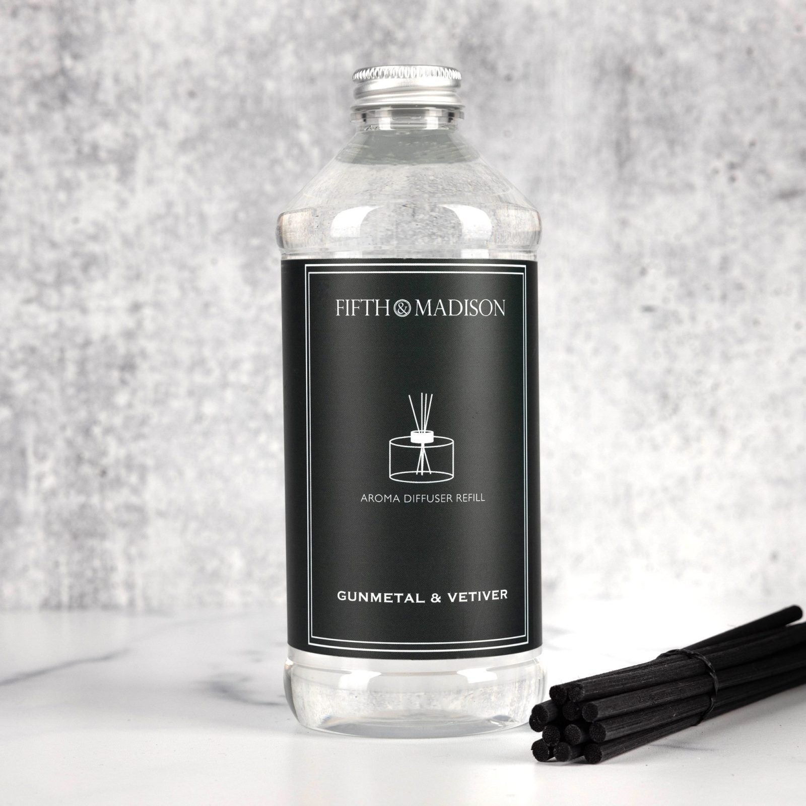Gunmetal & Vetiver Tribeca Aroma Diffuser Refill