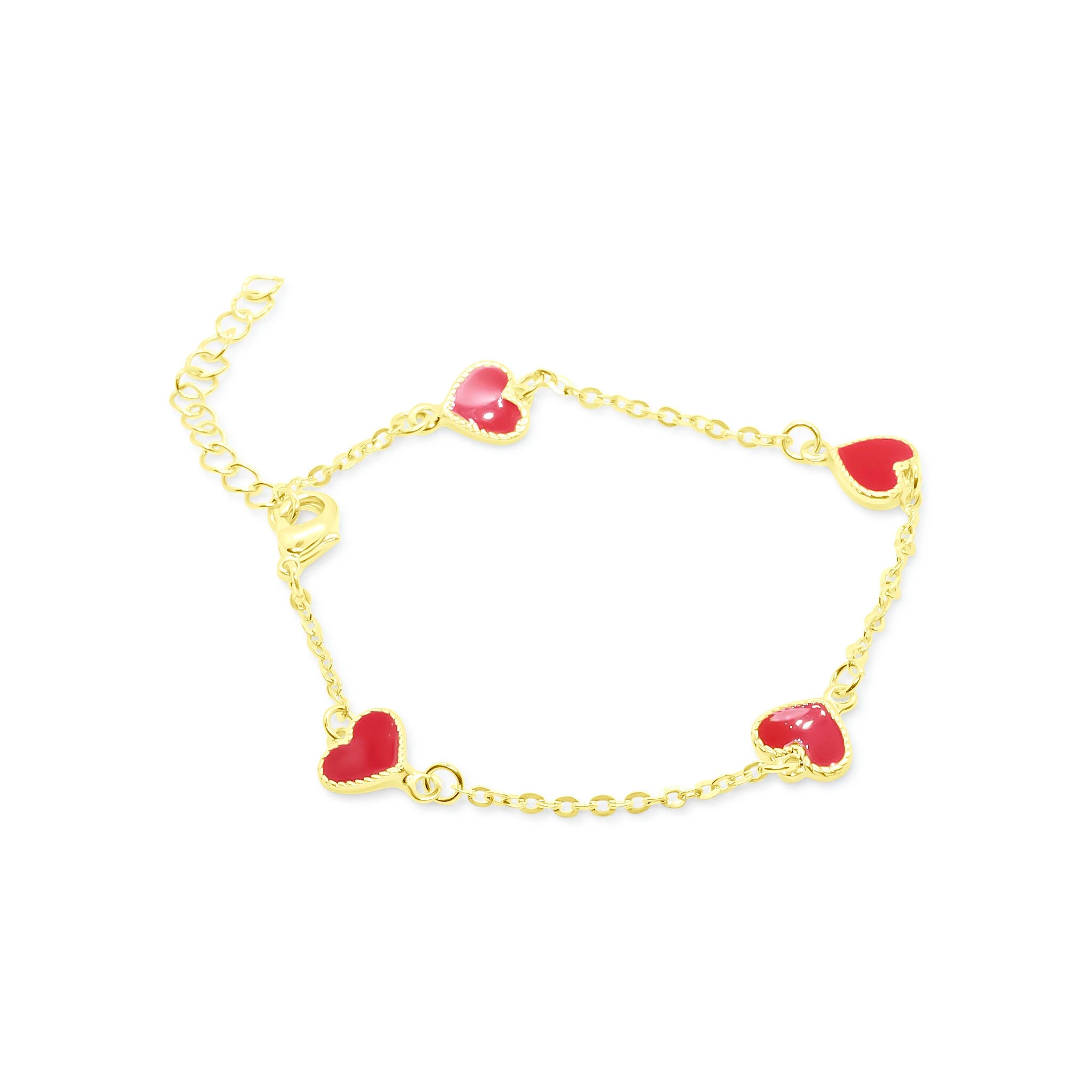 Estelle Enamel Heart Bracelet B328