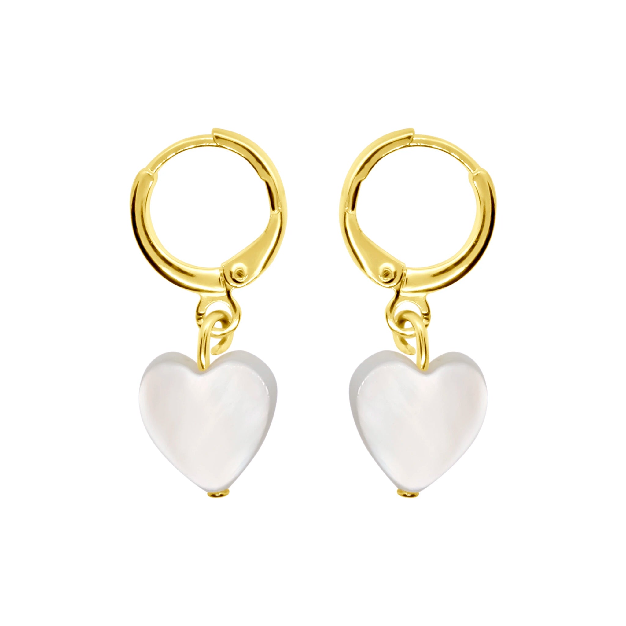 Carmen Opal Heart Drop Earrings E317
