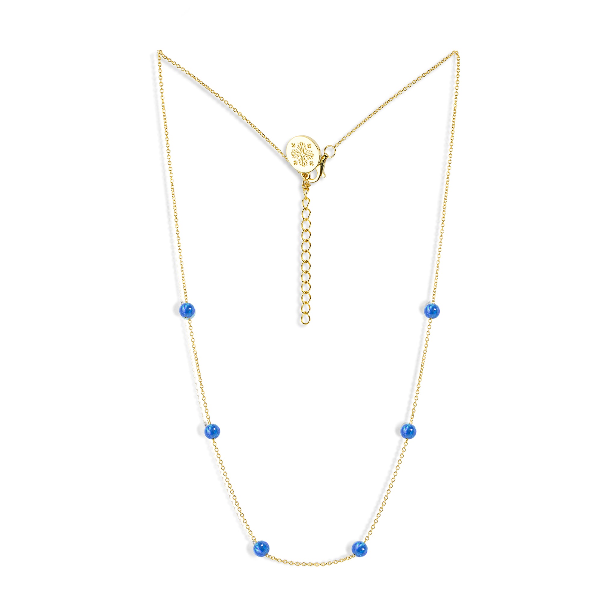 The Mari Lab Made Opal Necklace Collection N422