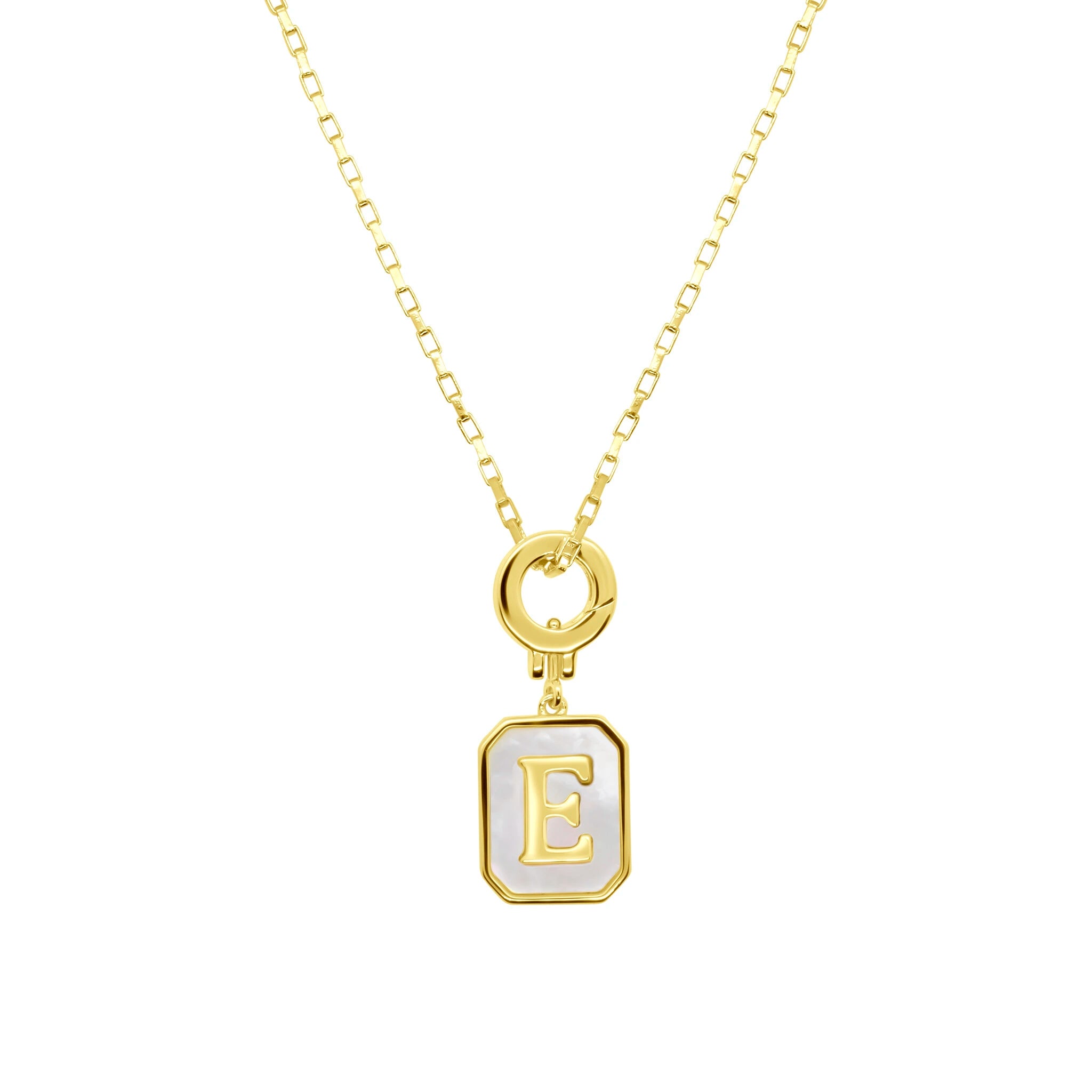 N323 Paloma  Mother Of Pearl Monogram Necklace Collection