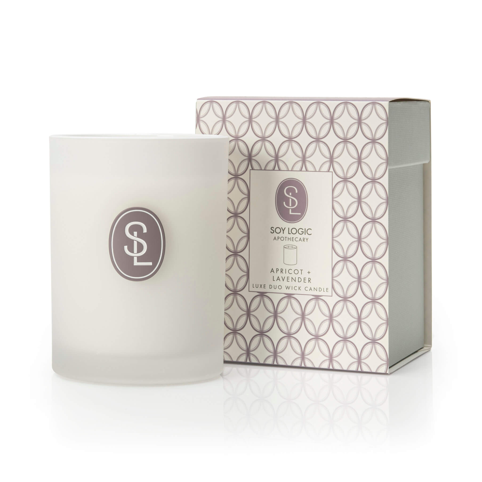 Apricot & Lavender Duo Wick Candle