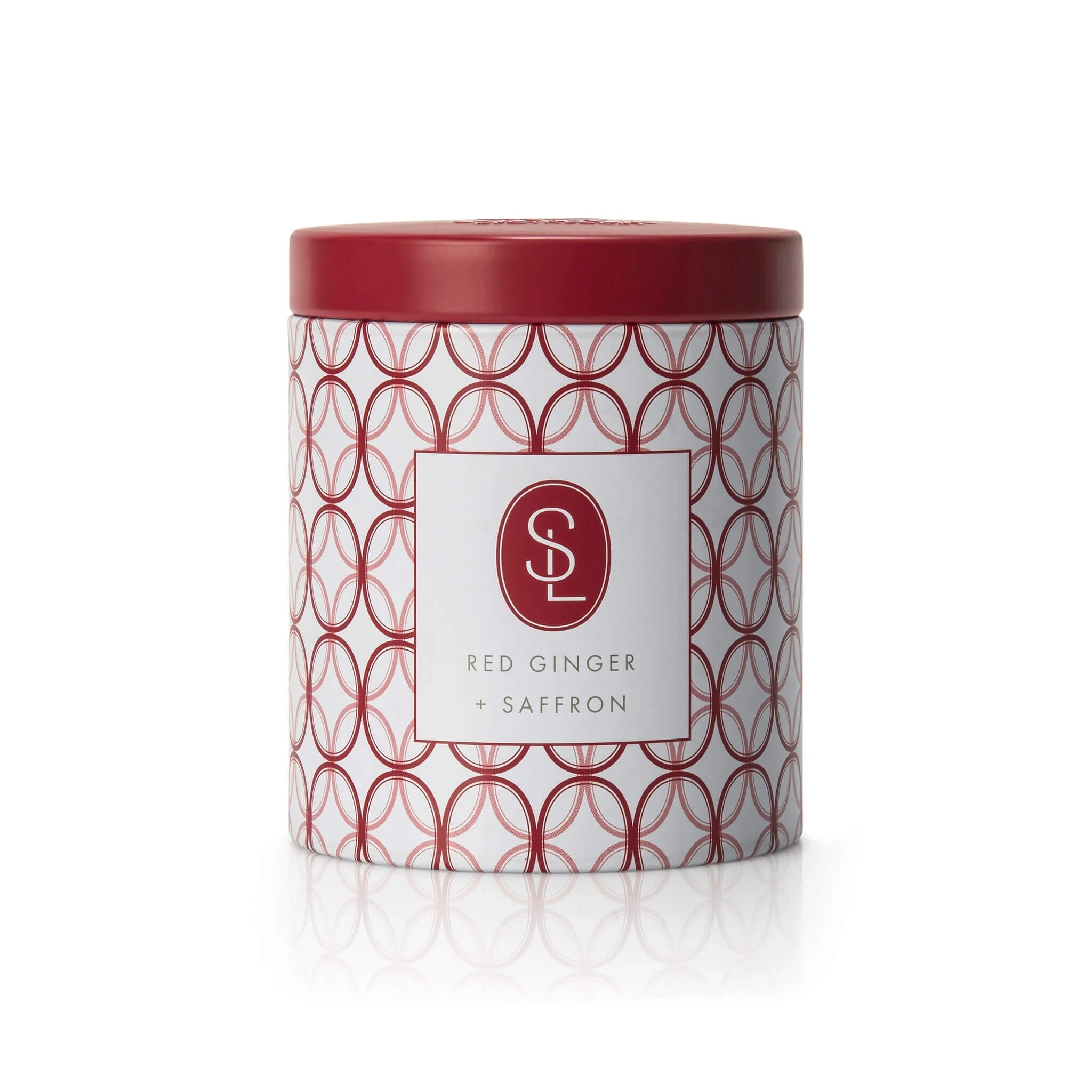 Red Ginger & Saffron Minimalist Soy Tin Candle