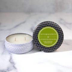 Lemongrass Chelsea Two Wick Travel Tin Candle