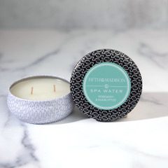 Spa Water Chelsea Two Wick Travel Tin Candle